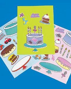 シールワーク 〈バースデーケーキ〉